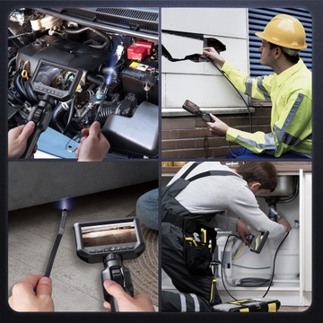 ИНСПЕКЦИОННАЯ КАМЕРА С ПОДВИЖНЫМ ВРАЩАЮЩИМСЯ ГОЛОВКОЙ ЭНДОСКОПОМ 360° 8 мм 2M 8LED CE