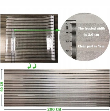 Полосы оконной фольги матовой теплоизоляции 200 см