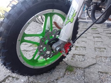 Детский мотоцикл Mini Cross 49cc, мотерек внутреннего сгорания зеленый, мототранспорт