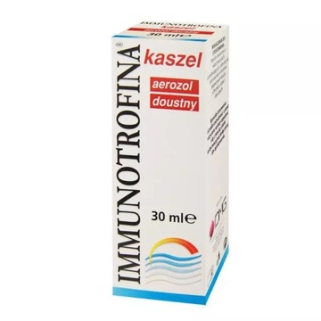 Areozol doustny Immunotrofina kaszel 30 ml 31.12.2024r.