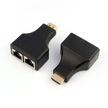 УДЛИНИТЕЛЬ HDMI RJ45 CAT-5e/6 удлинитель до 30 м куб.