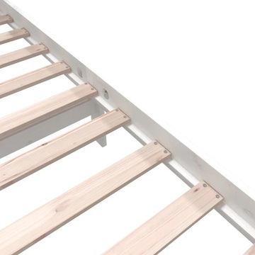 Каркас кровати, белый, массив сосны, 120 х 200 см Lumarko!