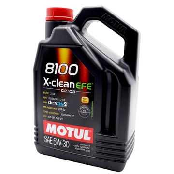 Olej Silnikowy Motul 8100 X-Clean EFE 5w30 4L