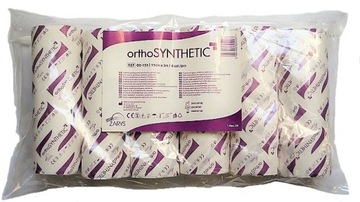 Podkład syntetyczny pod gips opatrunek 15cm x 3m opatrunek wata w rolce x 6