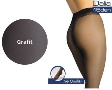 Rajstopy Mona Dalia 15 den, Grafit (XL)