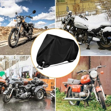 КРЫШКА ДЛЯ МОТОЦИКЛА 190T ТКАНЬ ОКСФОРД ПЫЛЕЗАЩИТНАЯ ВОДОНЕПРОНИЦАЕМАЯ XXL