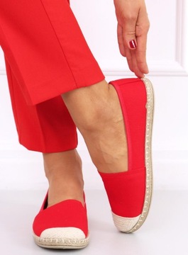 Espadryle damskie CASTO RED 37