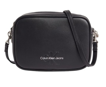 CALVIN KLEIN TOREBKA DAMSKA SCULPTED CAMERA CZARNA