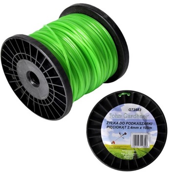 Żyłka tnąca kosy podkaszarki pięciokąt 3,0mm 100m