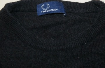 Fred Perry sweter wełniany M