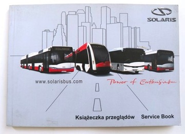 Książeczka serwisowa przeglądów Autobus SOLARIS
