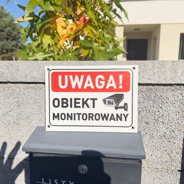 ПАНЛО ОБЪЕКТА НАБЛЮДЕНИЯ АЛЮМИНИЕВОЕ ПАНЛО ДЛЯ ДОМА 15х20 СМ УФ ПЕЧАТЬ