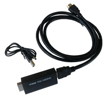 Конвертер PS2 в HDMI + кабель HDMI