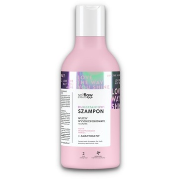 Humektantowy szampon do włosów wysokoporowatych i łamliwych so!flow 400ml