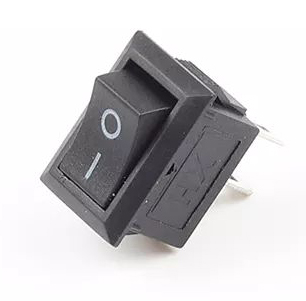 WŁĄCZNIK KOŁYSKOWY KCD11 250V 3A Czarny