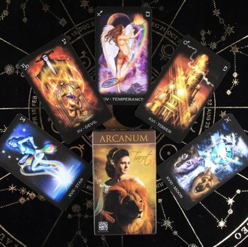 НАБОР ИГРОВАЛЬНЫХ КАРТ ТАРО CLASSIC ARCANUM КАРТ ТАРО 78 ШТ.