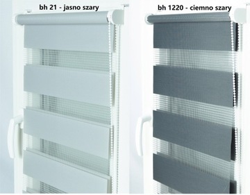 Рулонные шторы день-ночь, на створку, 65х220