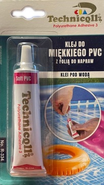 KLEJ DO MIĘKKIEGO PVC R-334 TECHNICQLL 20ml