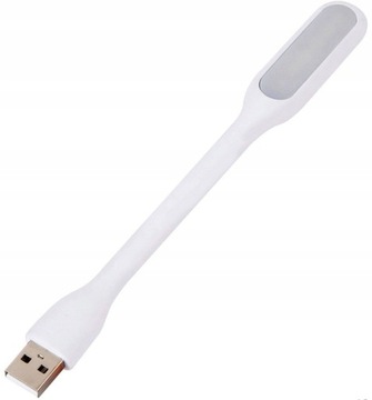 СИЛИКОНОВАЯ 6-СВЕТОДИОДНАЯ ЭНЕРГОСБЕРЕГАЮЩАЯ USB-ЛАМПА ДЛЯ КОМПЬЮТЕРА - СИНЯЯ