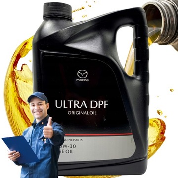 OLEJ MAZDA 5W30 - 5L ULTRA DPF DEXELIA OEM SYNTETYCZNY DO DIESEL ACEA C1