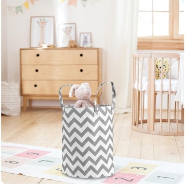 Корзина для хранения игрушек Нукидо - серая