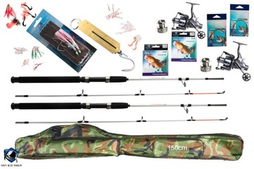 ZESTAW WĘDKARSKI MORSKI 2.4/2.7M + GRATIS