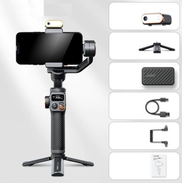 Hohem iSteady M6 KIT Gimbal Kit AI Светодиодная лампа-штатив для телефона, смартфона