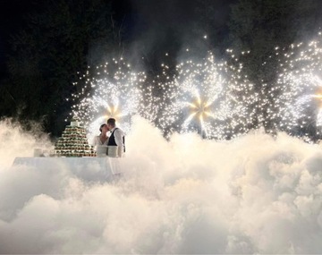 Набор из 20 штук Фонтан Искры БЕЗ ЗАПАХА 2 метра 30 секунд - DJ Wedding Cake