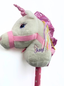 HOBBY HORSE PLUSZOWY KOŃ NA PATYKU