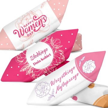 KRÓWKI NA DZIEŃ KOBIET 1KG PERSONALIZACJA 8 Marca Prezent Wybierz Wzór