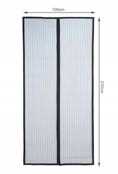 Moskitiera do drzwi 100 cm x 210