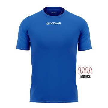 KOSZULKA GIVOVA T-SHIRT SPORTOWA CAPO ROYAL r.2XS
