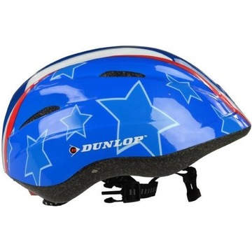 KASK ROWEROWY DZIECIĘCY REGULOWANY DUNLOP R. (48-52CM ) - BLUE