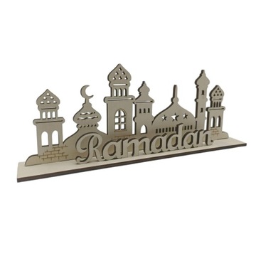 Dekoracja stołu Eid Mubarak Ramadan Ornament Islamski Muzułmański Dekoracja stołu