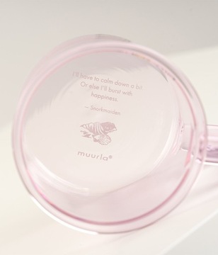 Стеклянная кружка с Муми-троллями 350мл Muurla