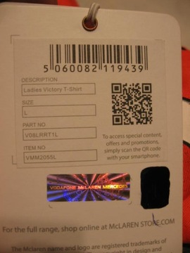 ФУТБОЛКА McLAREN Mercedes размер L