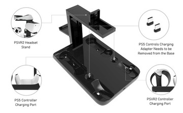 STACJA ŁADUJĄCA DO PS VR 2+DualSense CHARGING DOCK