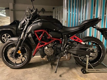 КЛЕТКА КРЫШКА ДВИГАТЕЛЯ YAMAHA MT07 2013-2024 BSA PARTS STUNT