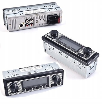 АВТОМОБИЛЬНОЕ РАДИО В СТИЛЕ РЕТРО BLUETOOTH USB МИКРОФОН