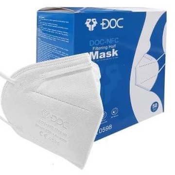 MASKA FFP2 5-WARSTWOWA DOC 50 SZT
