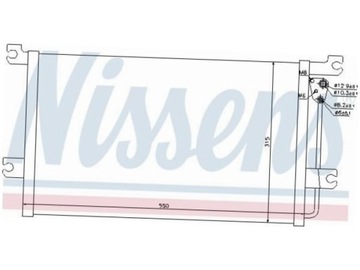NISSENS 94900 KONDENZÁTOR KLIMATIZACE