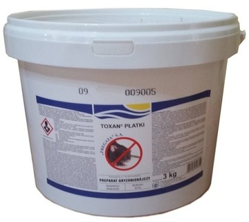TOXAN PŁATKI 3kg TRUTKA mumifikuje MYSZY SZCZURY