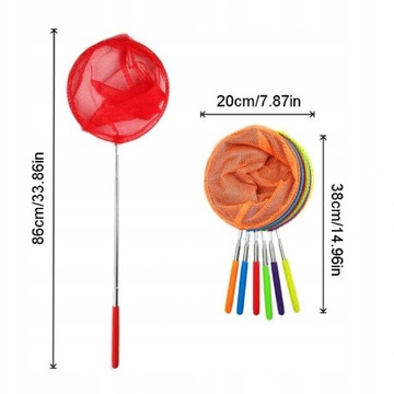 ТЕЛЕСКОПИЧЕСКАЯ сетка для бабочек, рыб и насекомых.