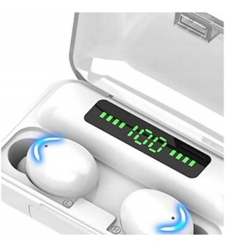 БЕСПРОВОДНЫЕ ВОДОНЕПРОНИЦАЕМЫЕ НАУШНИКИ С POWERBANK