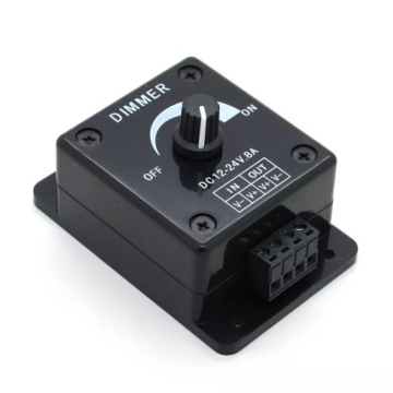 Светодиодный диммер DIMMER PWM контроллер 12V-24V 8A 96W