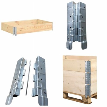 Петли для поддона, 4 шт, оцинкованные! Ударять