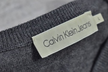 CK Calvin Klein Jeans Męski Sweter Wełniany / L