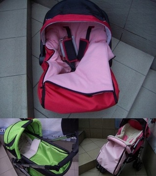 SANKI EVO +PCHACZ +CIEPŁY ŚPIWÓREK+BUDKA +PODNÓŻKI