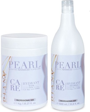 DIANA Beauty duży zestaw PEARL szampon maska