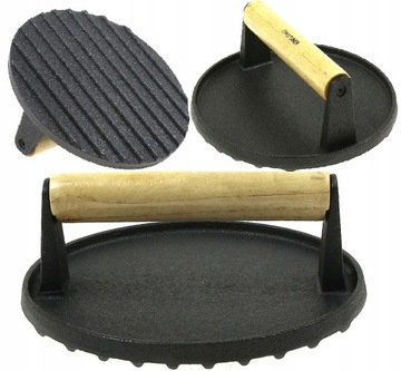 PRASA ŻELIWNA DO Steków BURGERÓW PRASKA MIĘSA 17,8